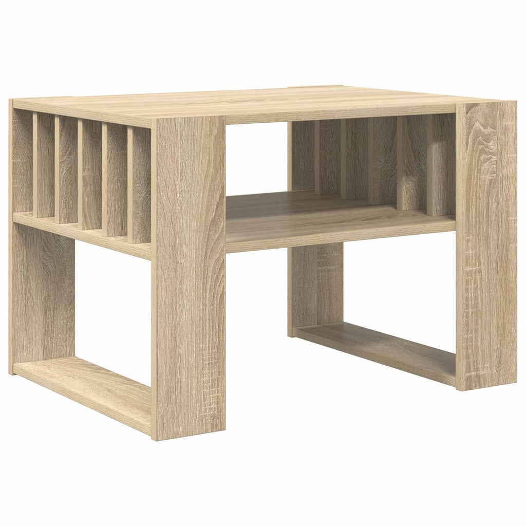 vidaXL Stolik kawowy Dąb Sonoma 66 x 49,5 x 45 cm
