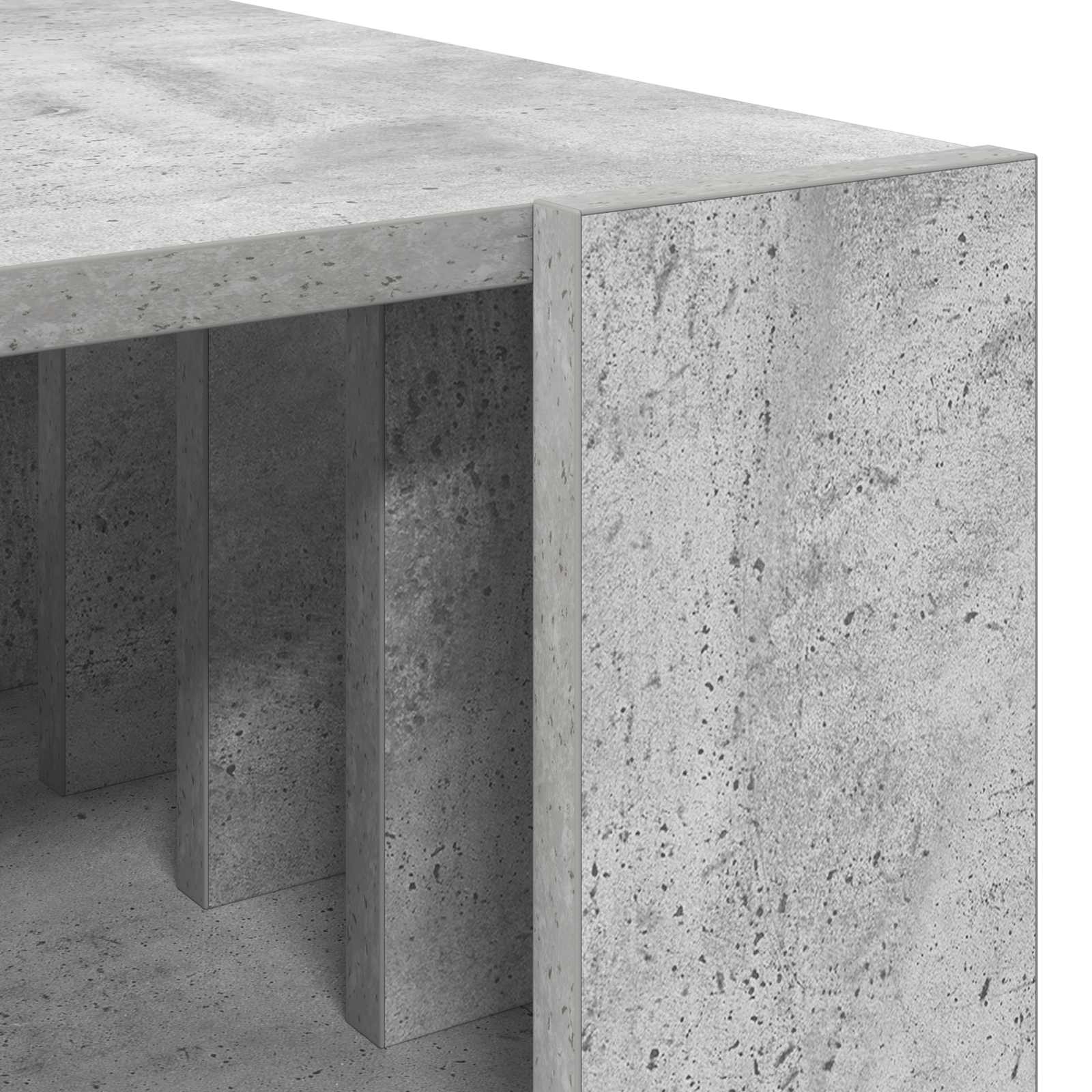 vidaXL Stolik kawowy Betonowy szary 66 x 49,5 x 45 cm