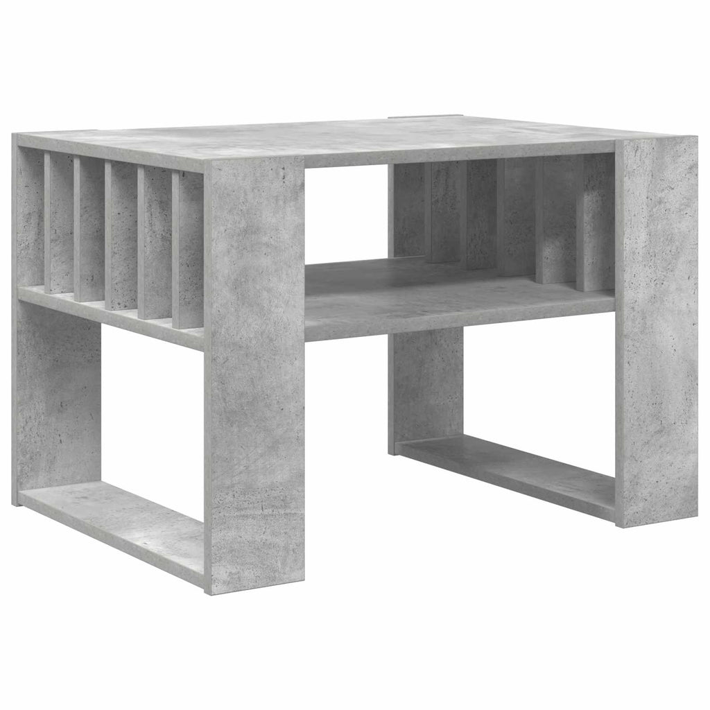 vidaXL Stolik kawowy Betonowy szary 66 x 49,5 x 45 cm