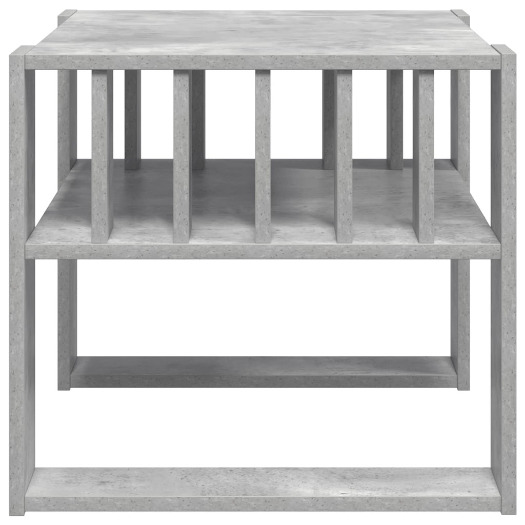 vidaXL Stolik kawowy Betonowy szary 66 x 49,5 x 45 cm