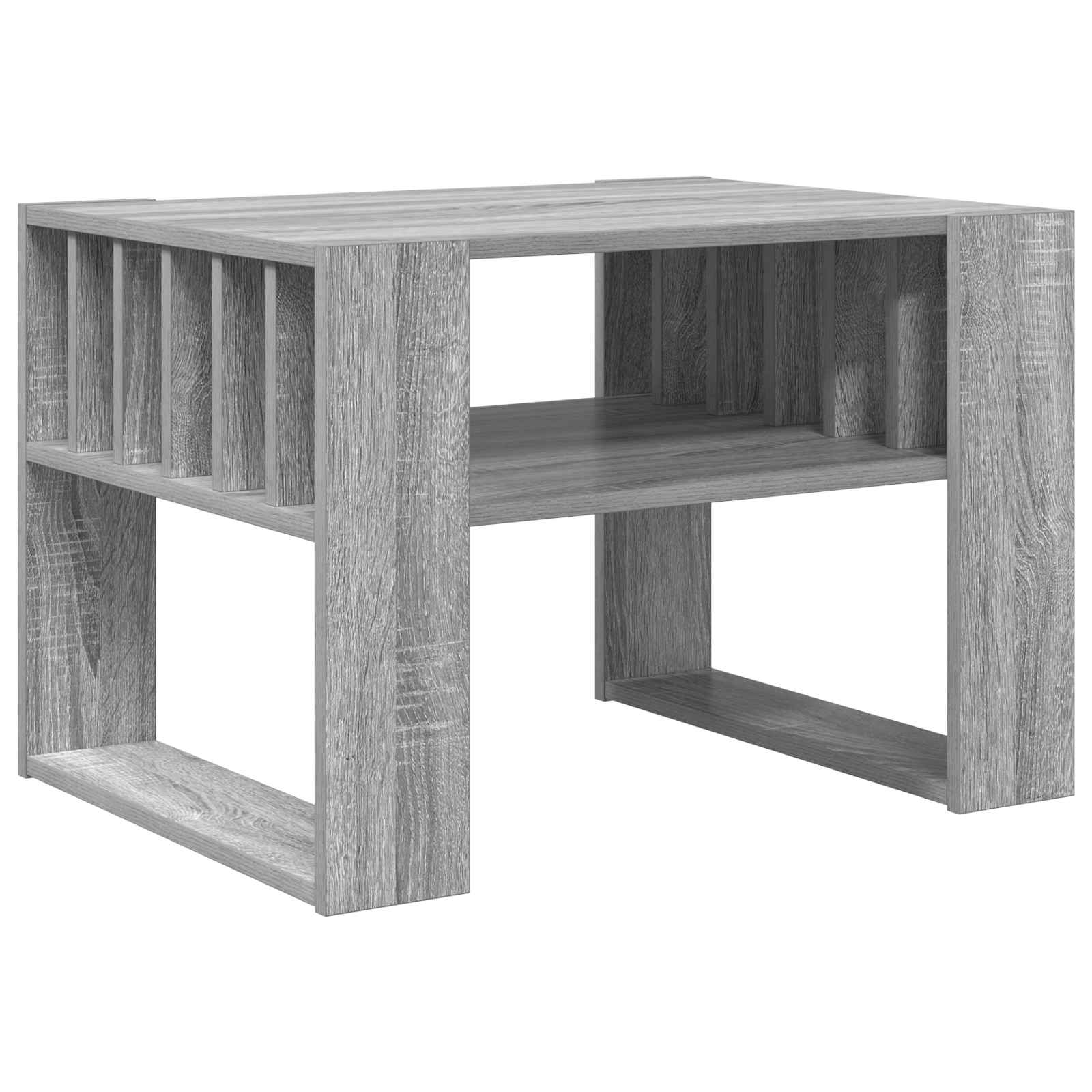 vidaXL Stolik kawowy Szary Sonoma 66 x 49,5 x 45 cm