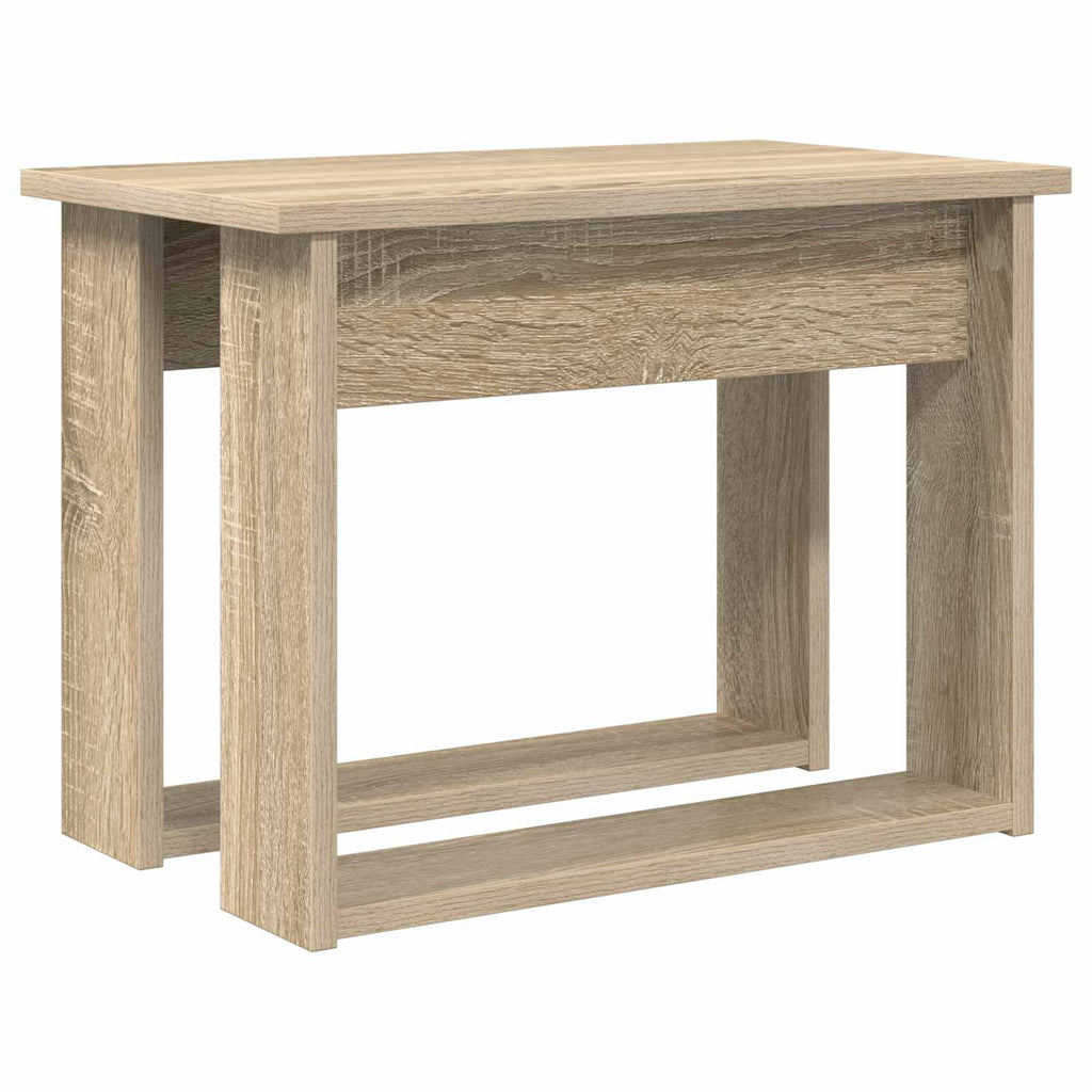 vidaXL Zestaw stolików kawowych 2 pcs Dąb Sonoma