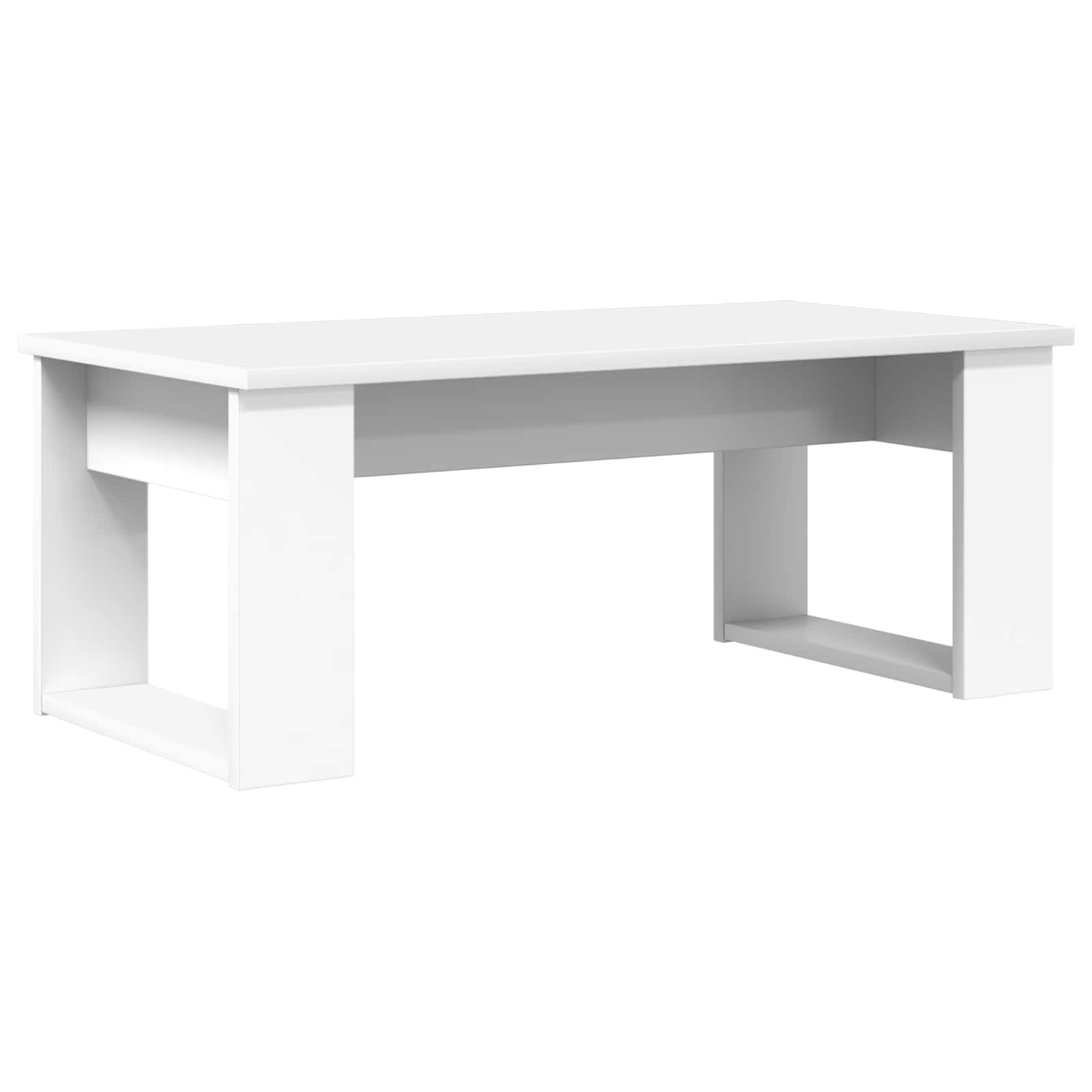 vidaXL Zestaw stolików kawowych 2 pcs Biały Materiał drewnopochodny