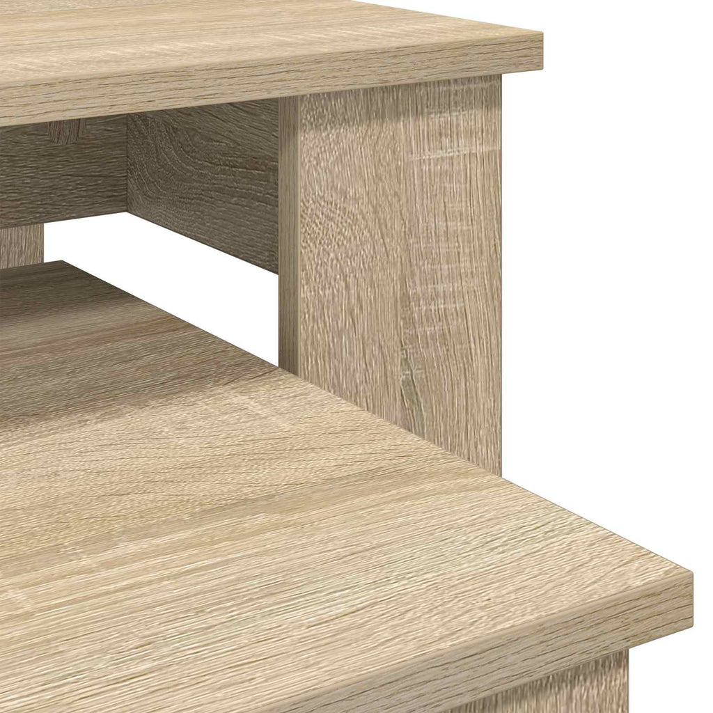 vidaXL Zestaw stolików kawowych 2 pcs Dąb Sonoma