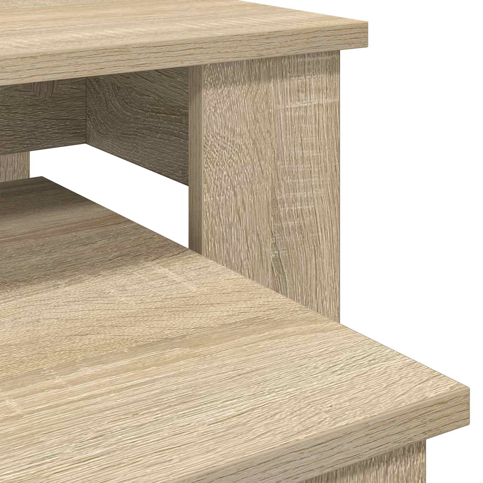 vidaXL Zestaw stolików kawowych 2 pcs Dąb Sonoma