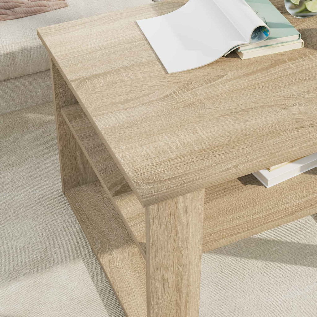 vidaXL Stolik kawowy Dąb Sonoma 64 x 54 x 44 cm Drewno inżynieryjne