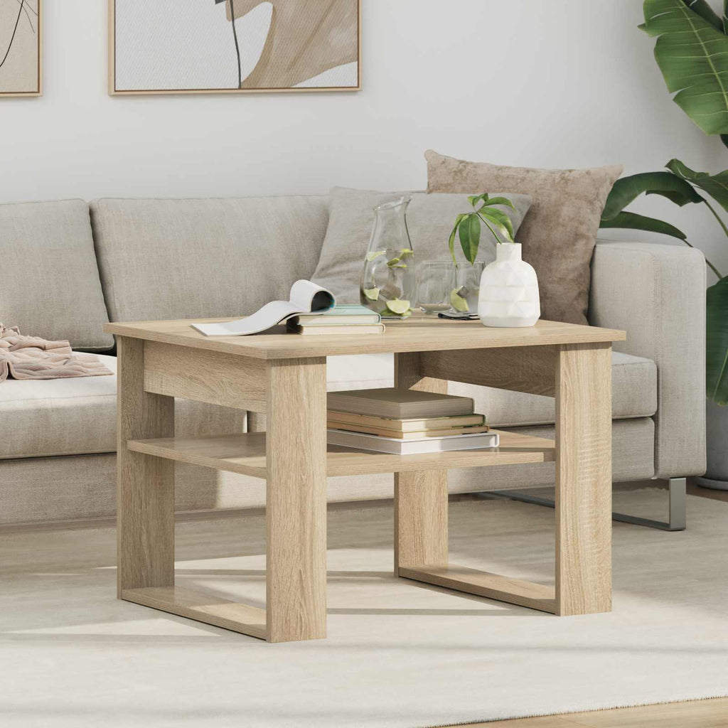 vidaXL Stolik kawowy Dąb Sonoma 64 x 54 x 44 cm Drewno inżynieryjne