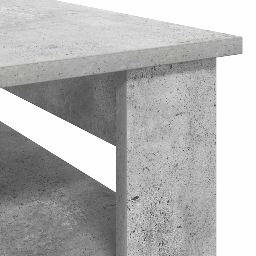 vidaXL Stolik kawowy z przechowywaniem Betonowy szary 64 x 54 x 44 cm
