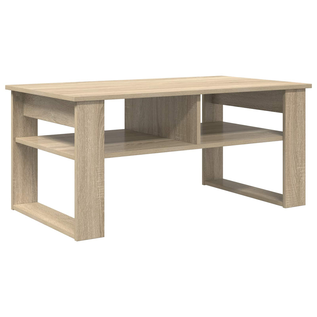 vidaXL Stolik kawowy z przechowywaniem Dąb Sonoma 96 x 54 x 44 cm