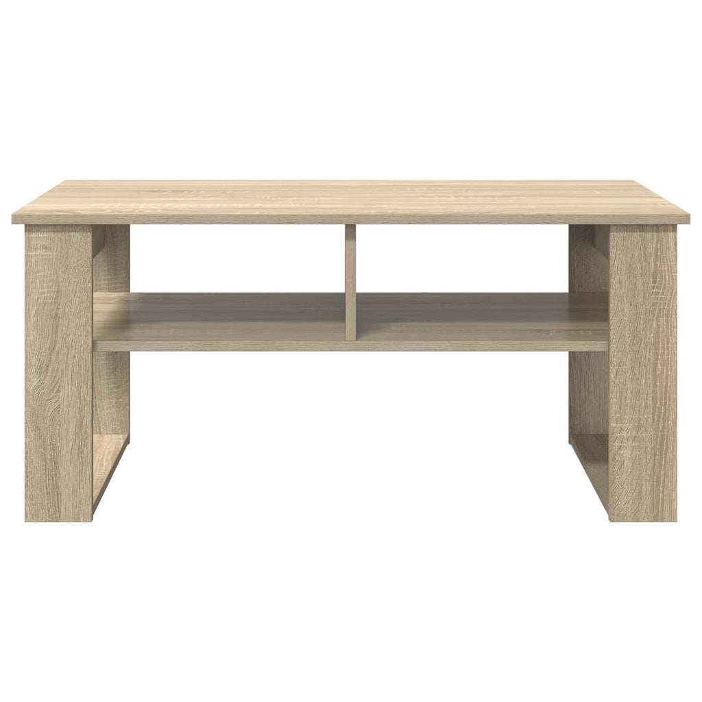 vidaXL Stolik kawowy z przechowywaniem Dąb Sonoma 96 x 54 x 44 cm