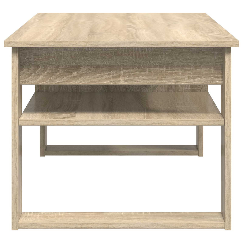 vidaXL Stolik kawowy z przechowywaniem Dąb Sonoma 96 x 54 x 44 cm