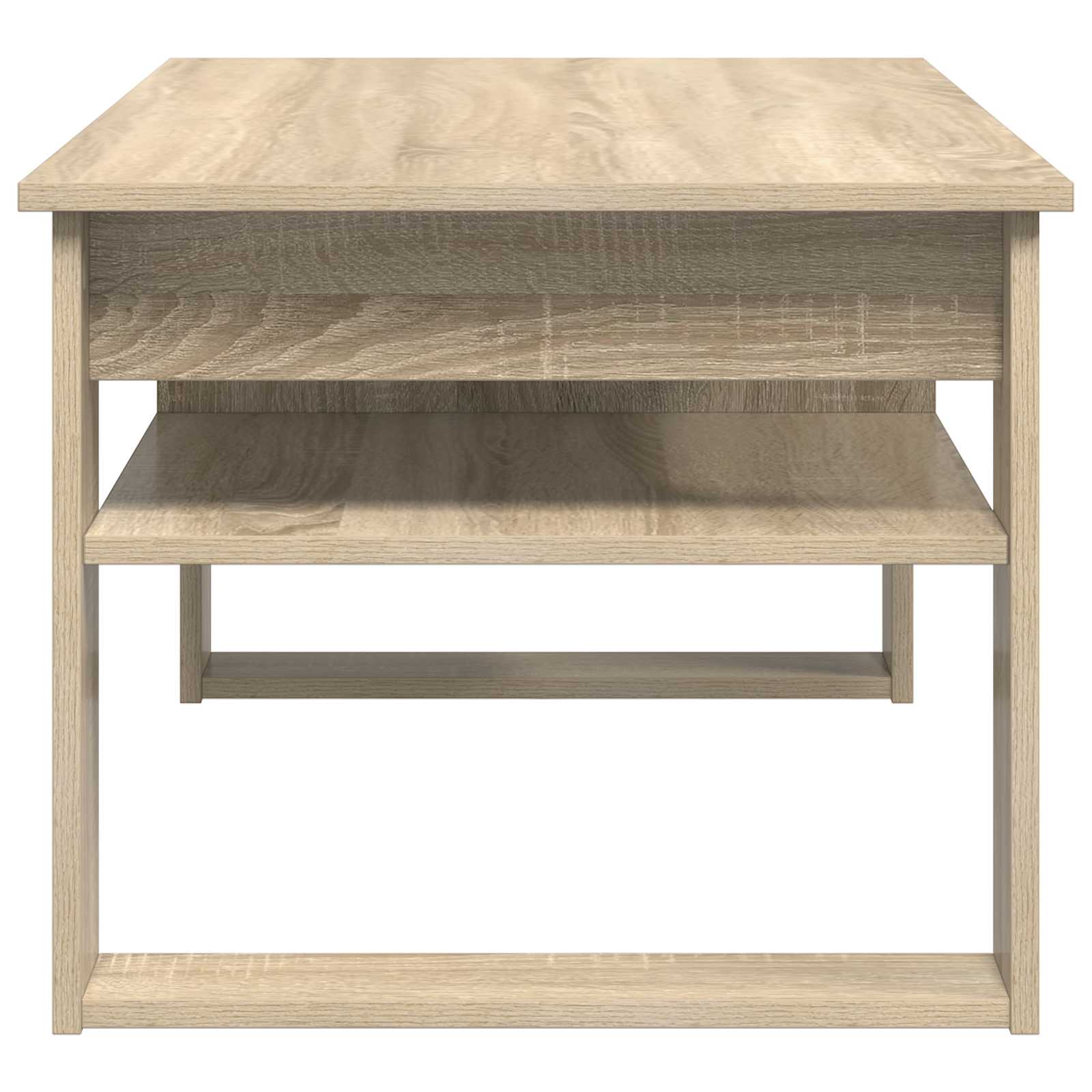 vidaXL Stolik kawowy z przechowywaniem Dąb Sonoma 96 x 54 x 44 cm