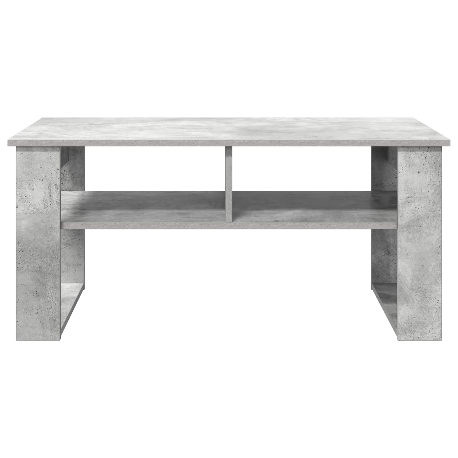 vidaXL Stolik kawowy z przechowywaniem Betonowy szary 96 x 54 x 44 cm