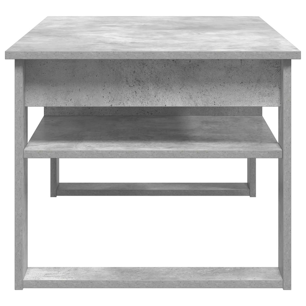 vidaXL Stolik kawowy z przechowywaniem Betonowy szary 96 x 54 x 44 cm
