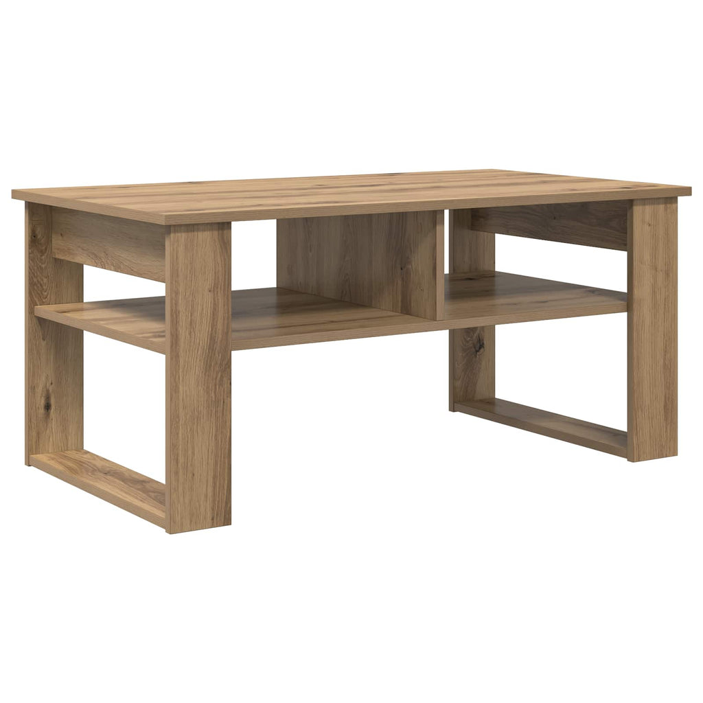 vidaXL Stolik kawowy Dąb rzemieślniczy 96 x 54 x 44 cm