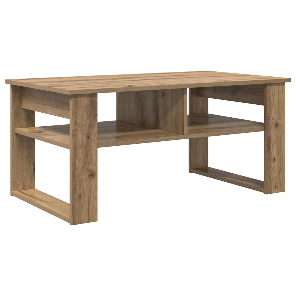 vidaXL Stolik kawowy Dąb rzemieślniczy 96 x 54 x 44 cm