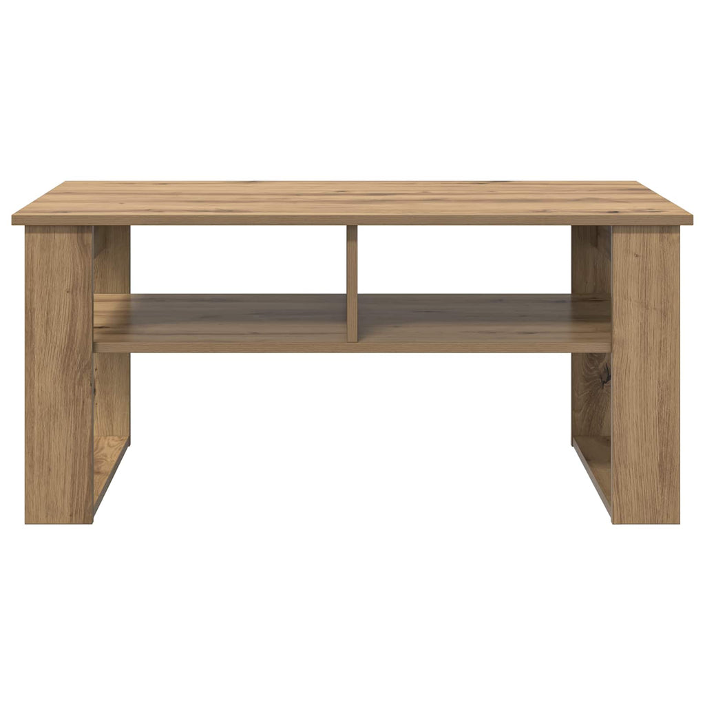 vidaXL Stolik kawowy Dąb rzemieślniczy 96 x 54 x 44 cm