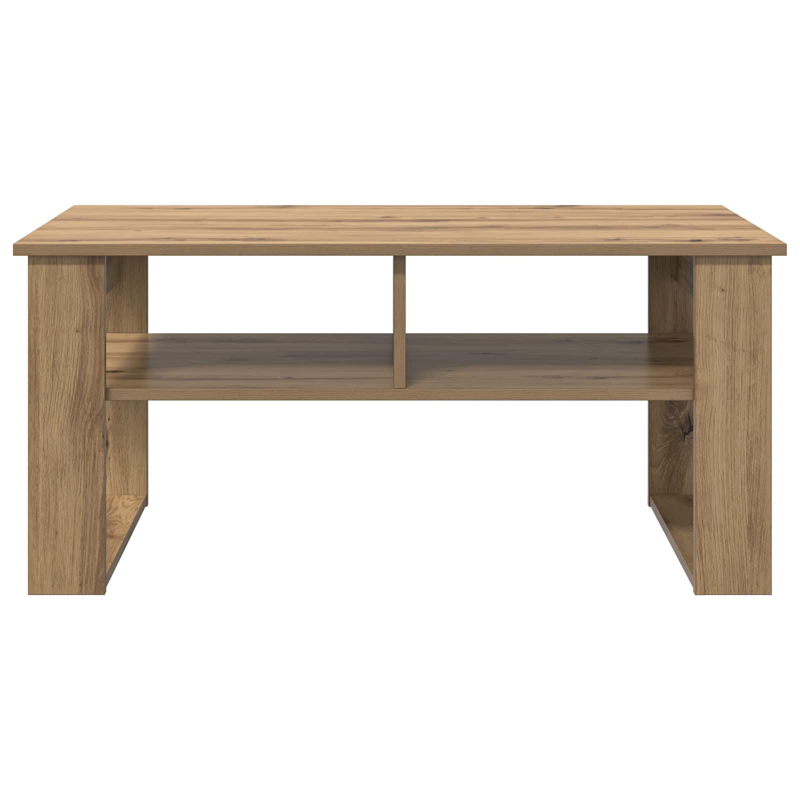vidaXL Stolik kawowy Dąb rzemieślniczy 96 x 54 x 44 cm