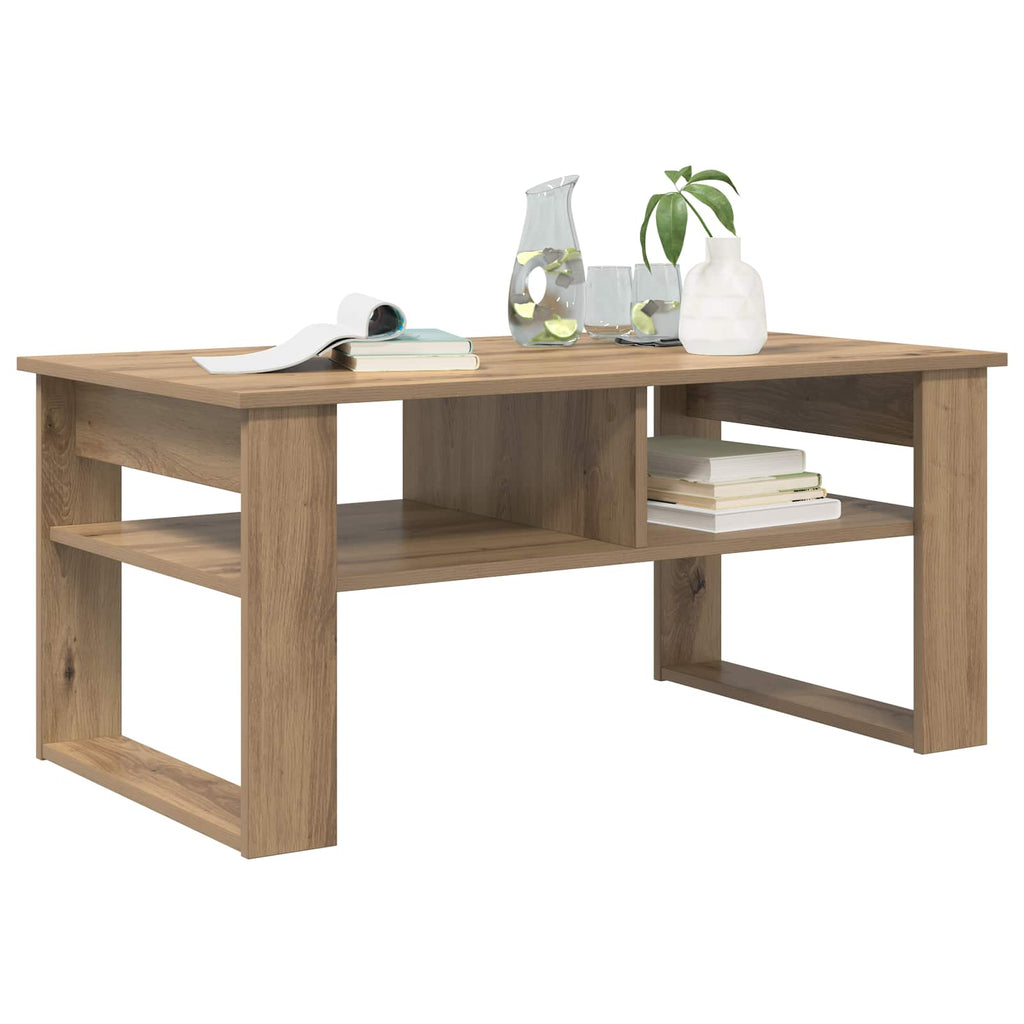 vidaXL Stolik kawowy Dąb rzemieślniczy 96 x 54 x 44 cm