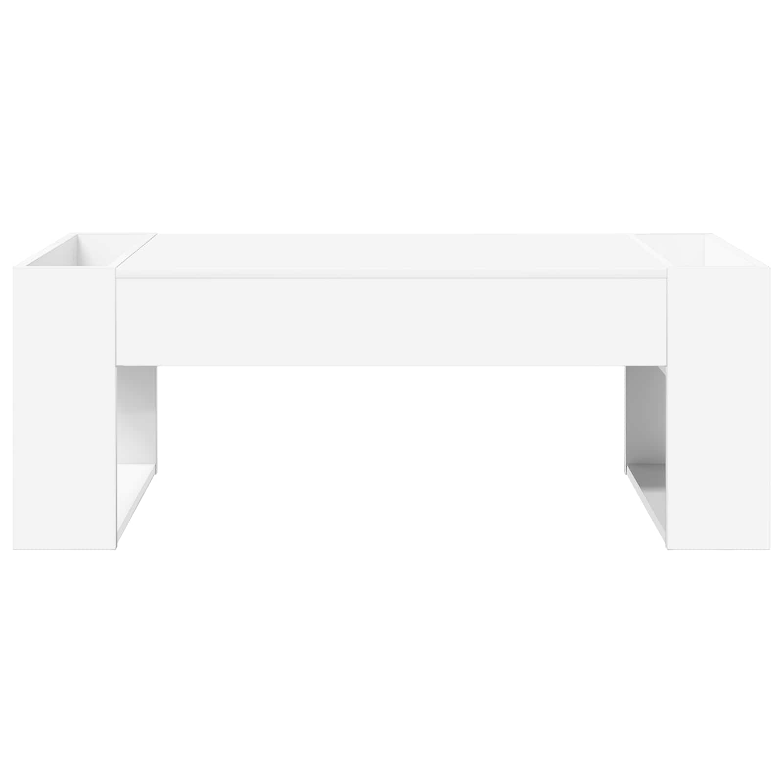 vidaXL Stolik kawowy Biały 110 x 50 x 41 cm Materiał drewnopochodny