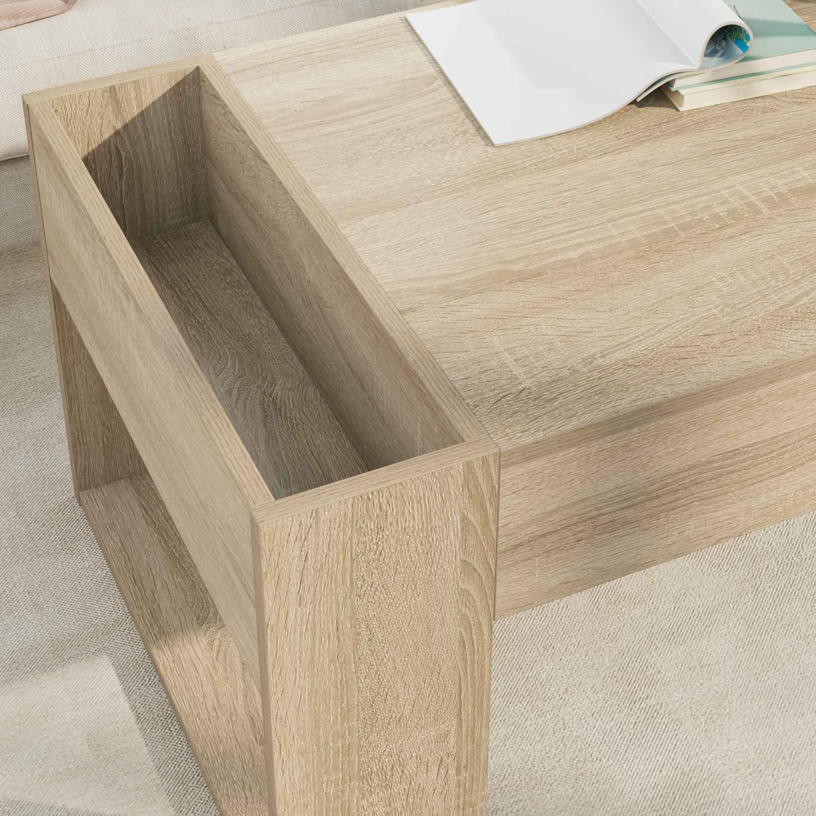 vidaXL Stolik kawowy Dąb Sonoma 110 x 50 x 41 cm