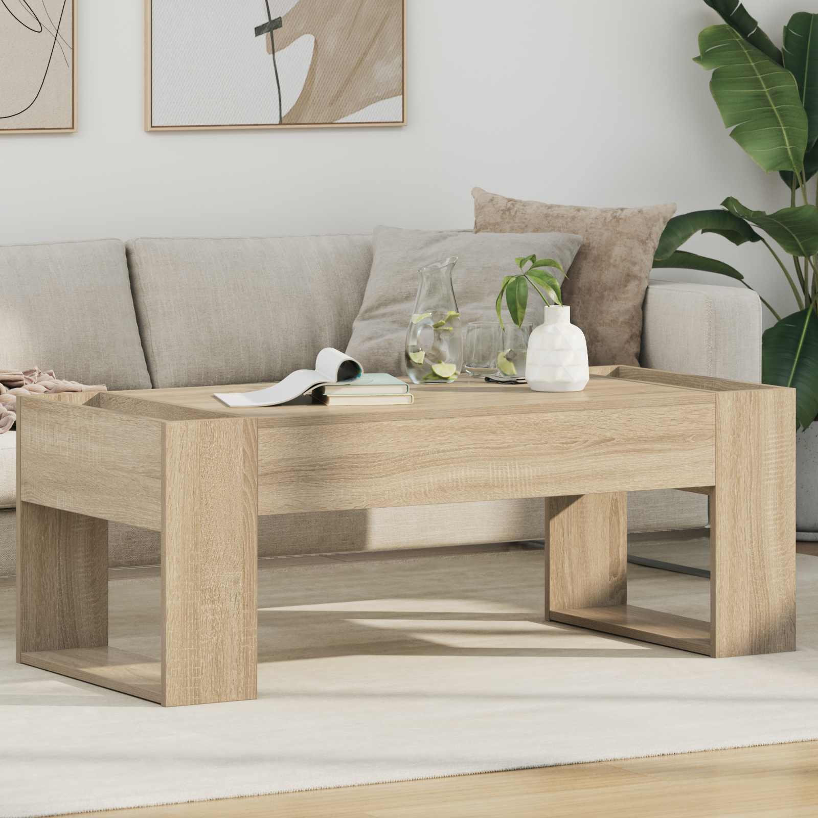 vidaXL Stolik kawowy Dąb Sonoma 110 x 50 x 41 cm