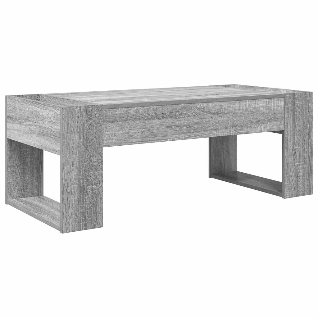 vidaXL Stolik kawowy Szary Sonoma 110 x 50 x 41 cm