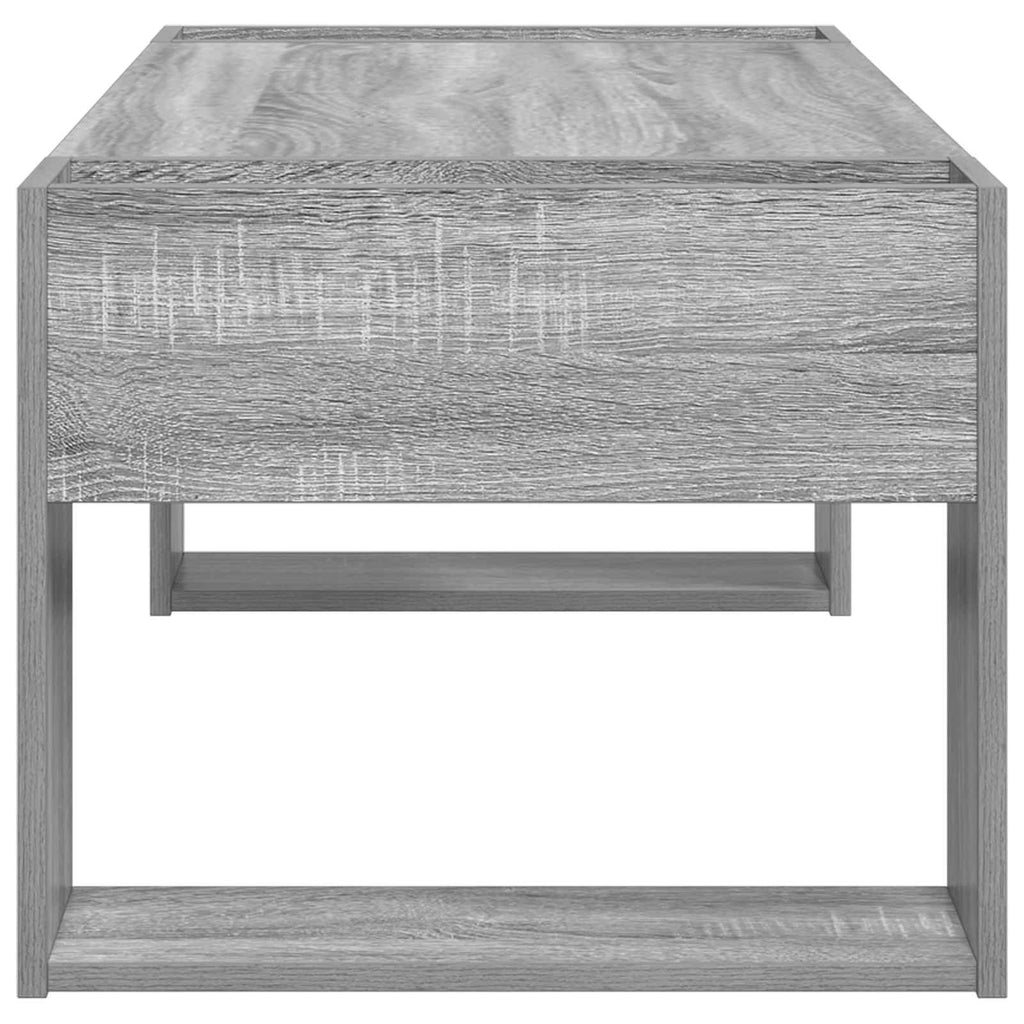 vidaXL Stolik kawowy Szary Sonoma 110 x 50 x 41 cm