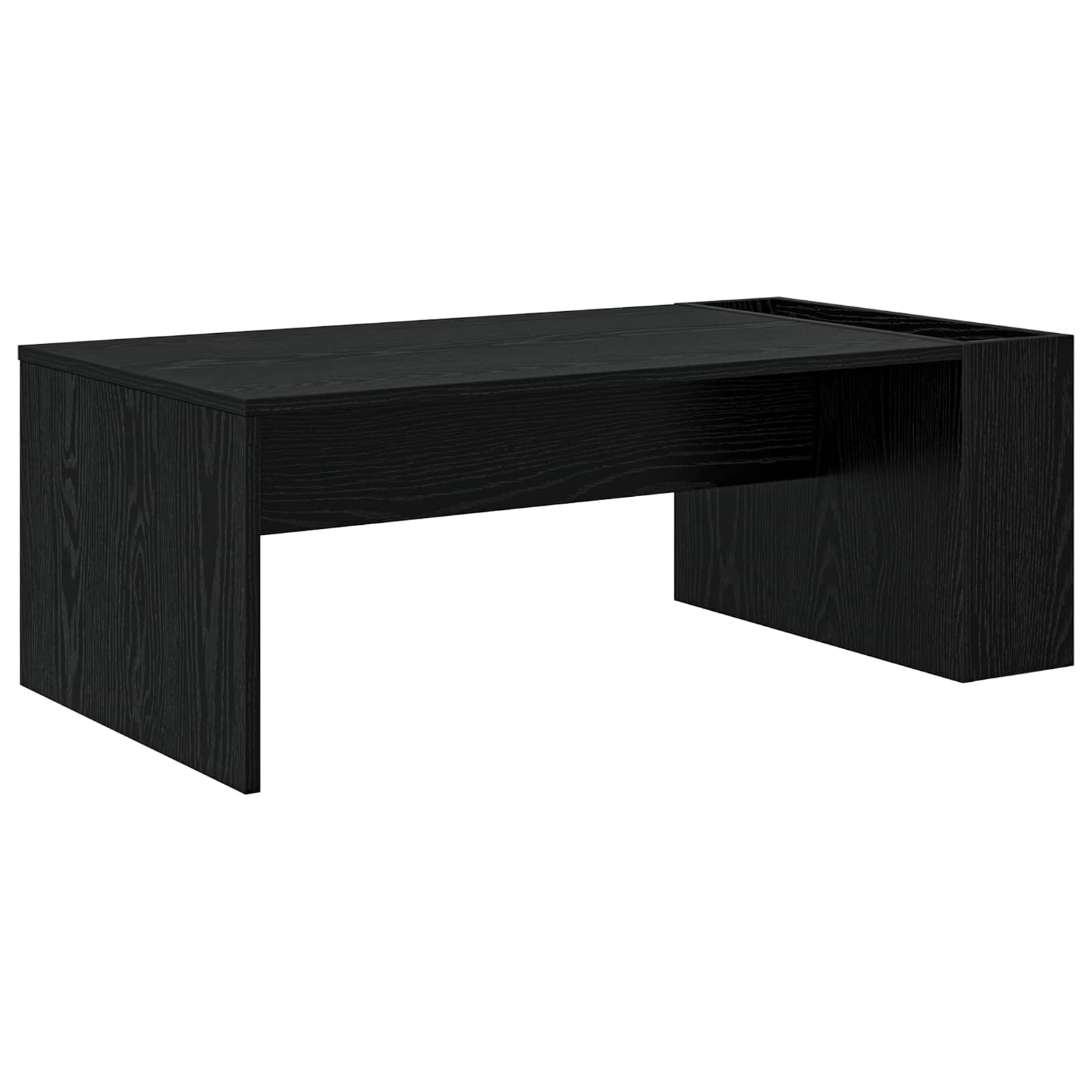 vidaXL Stolik kawowy Czarny Dąb 95 x 50 x 34 cm
