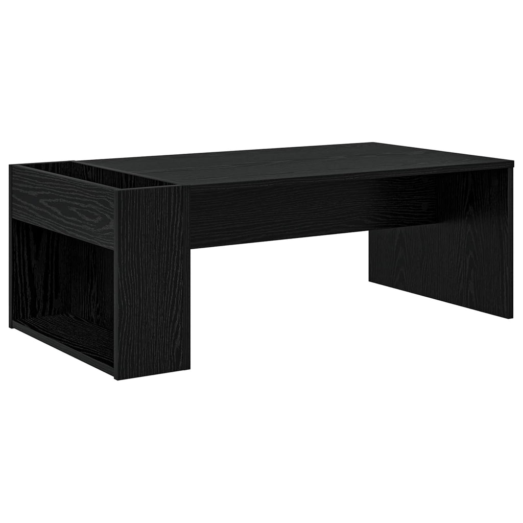 vidaXL Stolik kawowy Czarny Dąb 95 x 50 x 34 cm