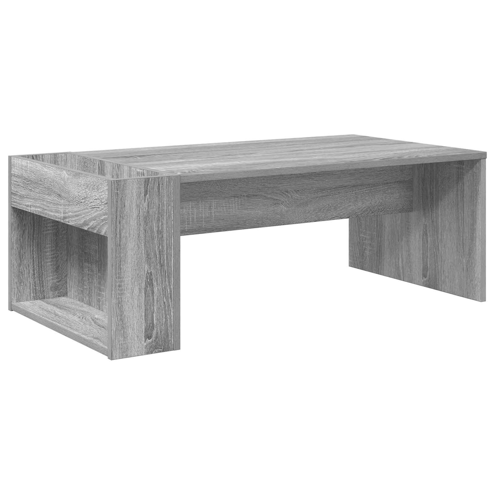vidaXL Stolik kawowy Szary Sonoma 95 x 50 x 34 cm