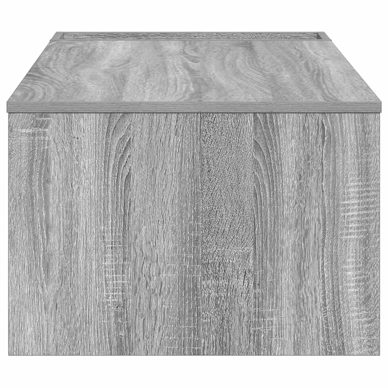 vidaXL Stolik kawowy Szary Sonoma 95 x 50 x 34 cm