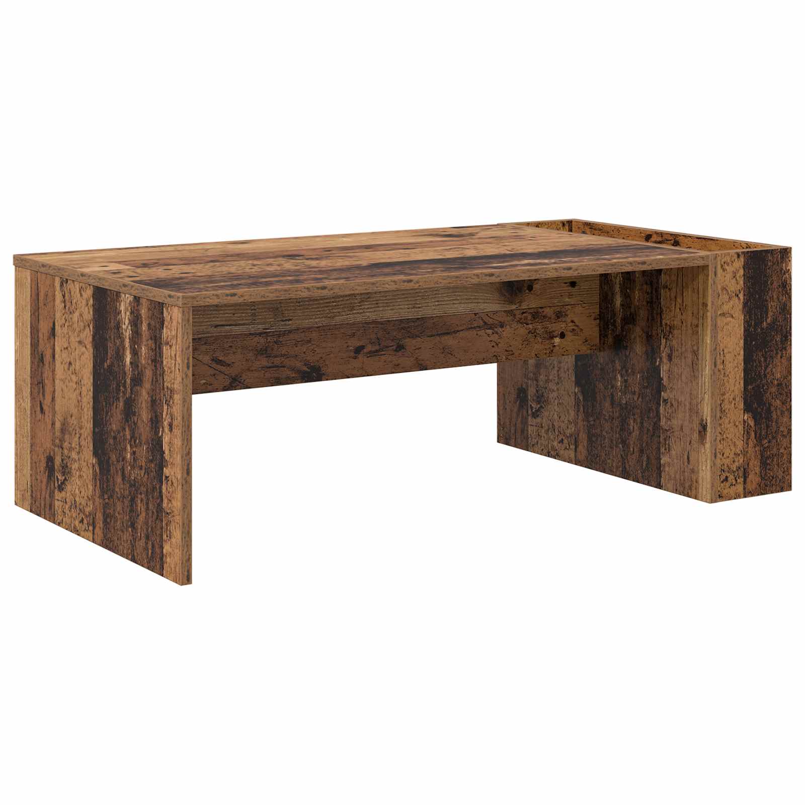 vidaXL Stolik kawowy Stare drewno 95 x 50 x 34 cm