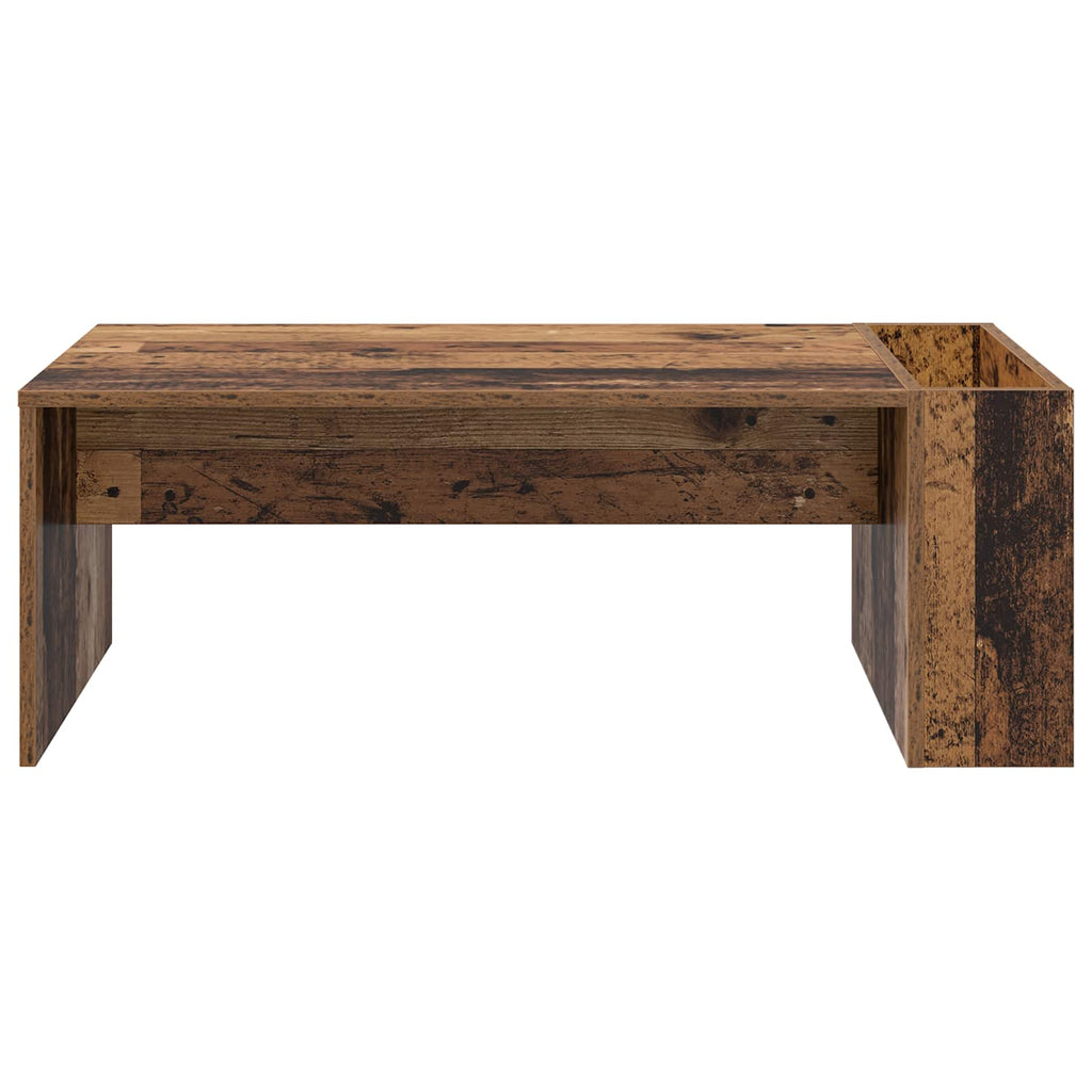 vidaXL Stolik kawowy Stare drewno 95 x 50 x 34 cm