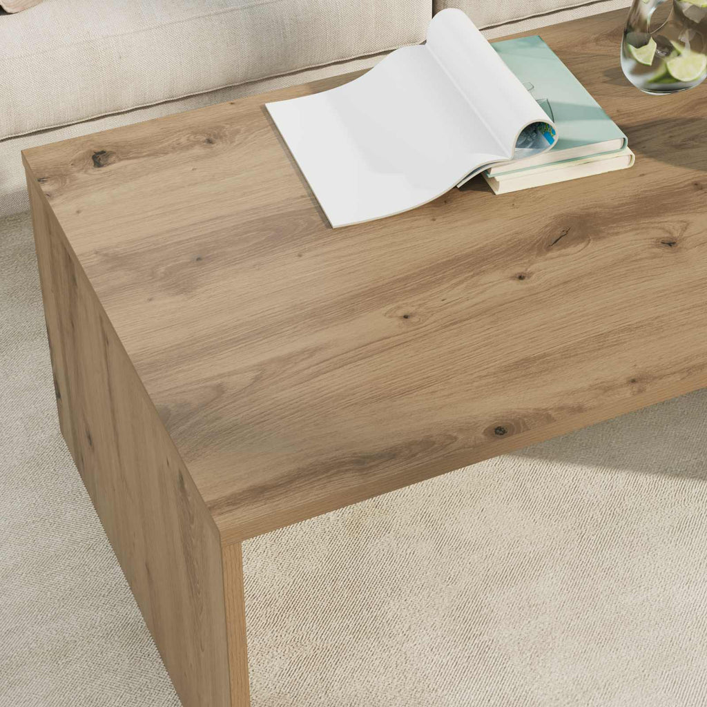 vidaXL Stolik kawowy Dąb rzemieślniczy 95 x 50 x 34 cm