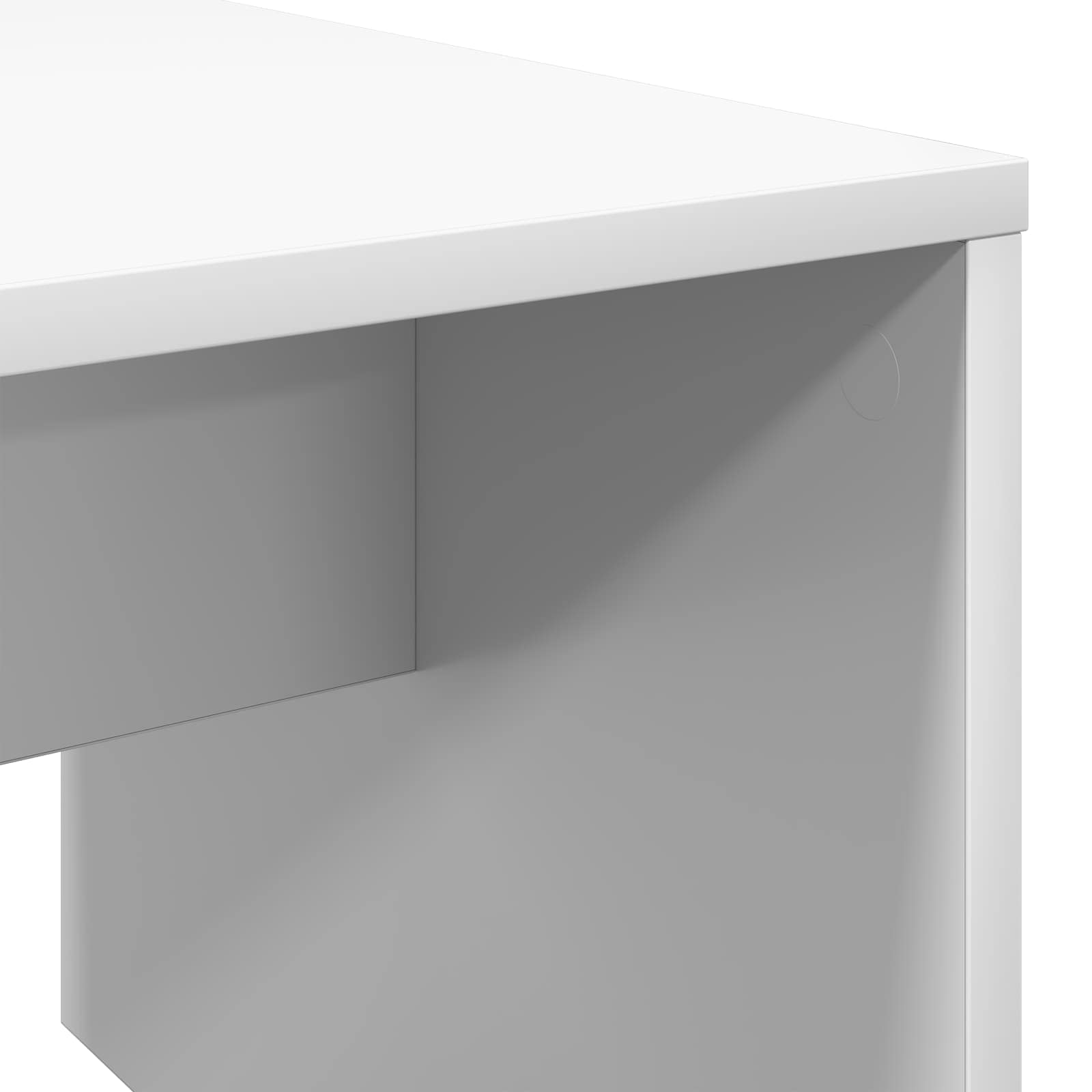 vidaXL Stolik kawowy Biały 90 x 45 x 35 cm Materiał drewnopochodny