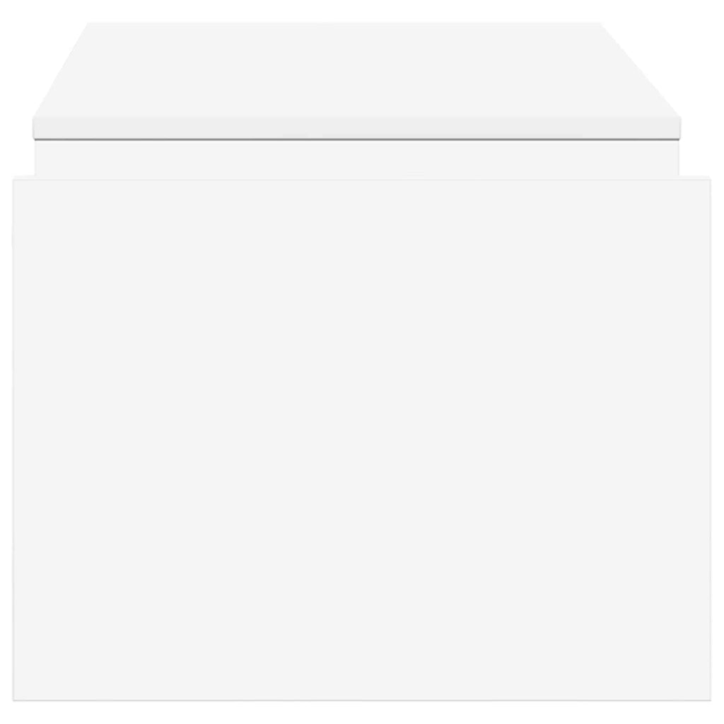 vidaXL Stolik kawowy Biały 90 x 45 x 35 cm Materiał drewnopochodny
