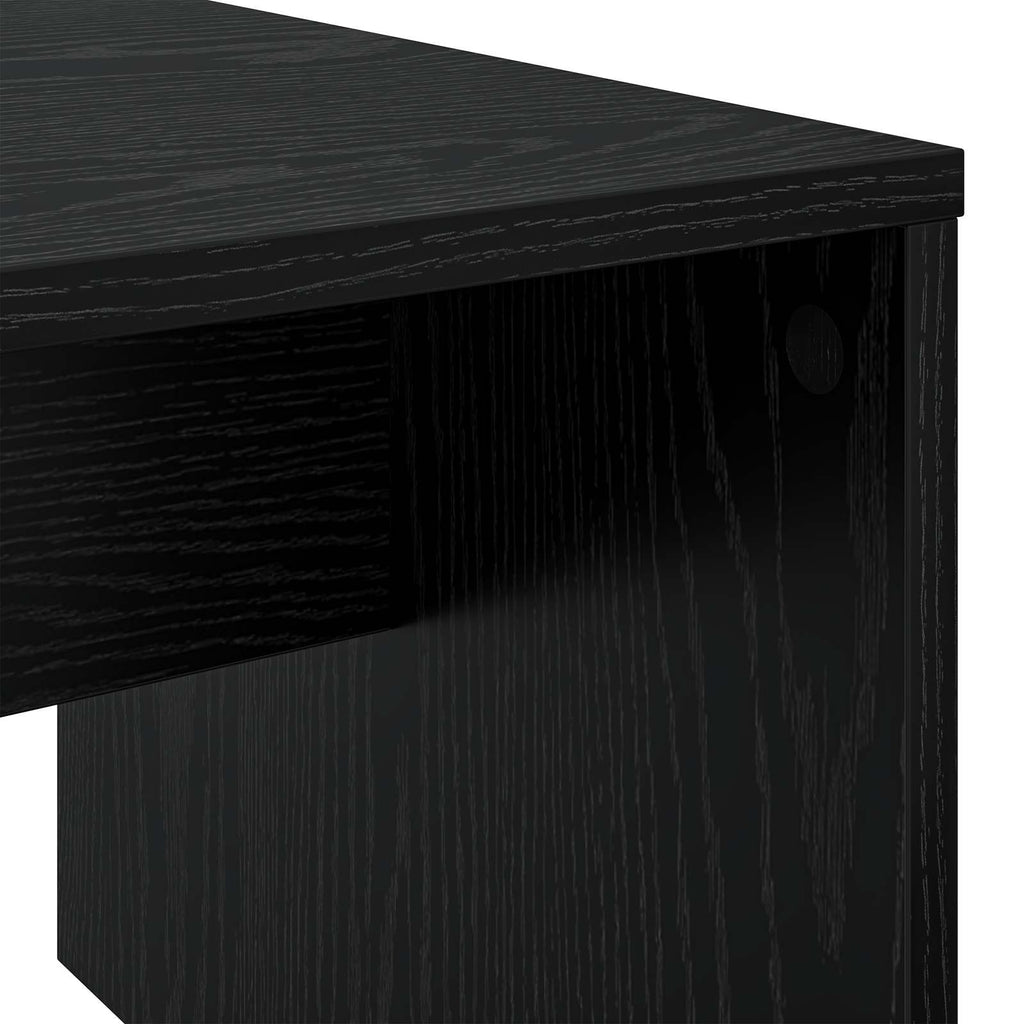 vidaXL Stolik kawowy Czarny Dąb 90 x 45 x 35 cm