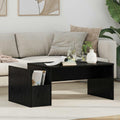 vidaXL Stolik kawowy Czarny Dąb 90 x 45 x 35 cm