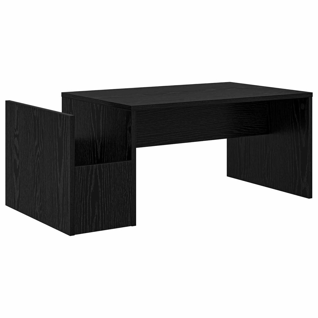 vidaXL Stolik kawowy Czarny Dąb 90 x 45 x 35 cm