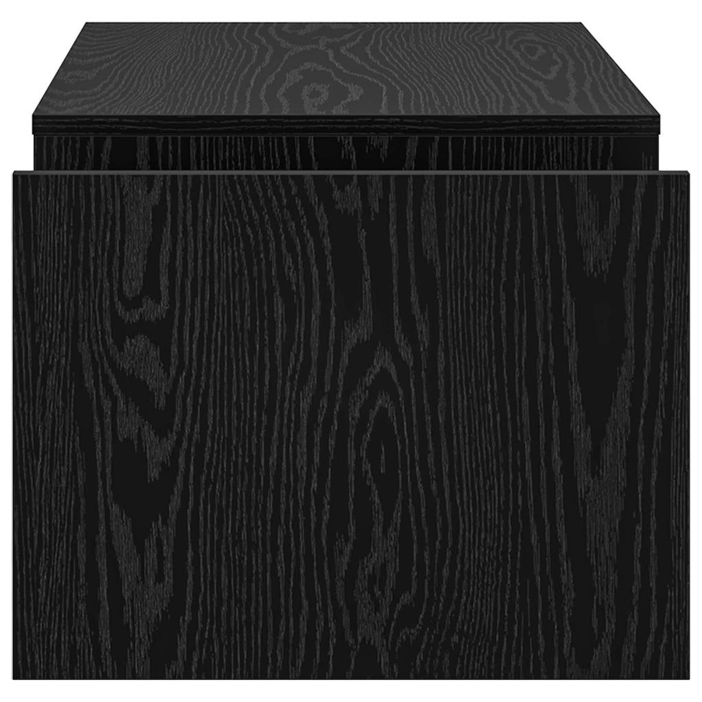 vidaXL Stolik kawowy Czarny Dąb 90 x 45 x 35 cm