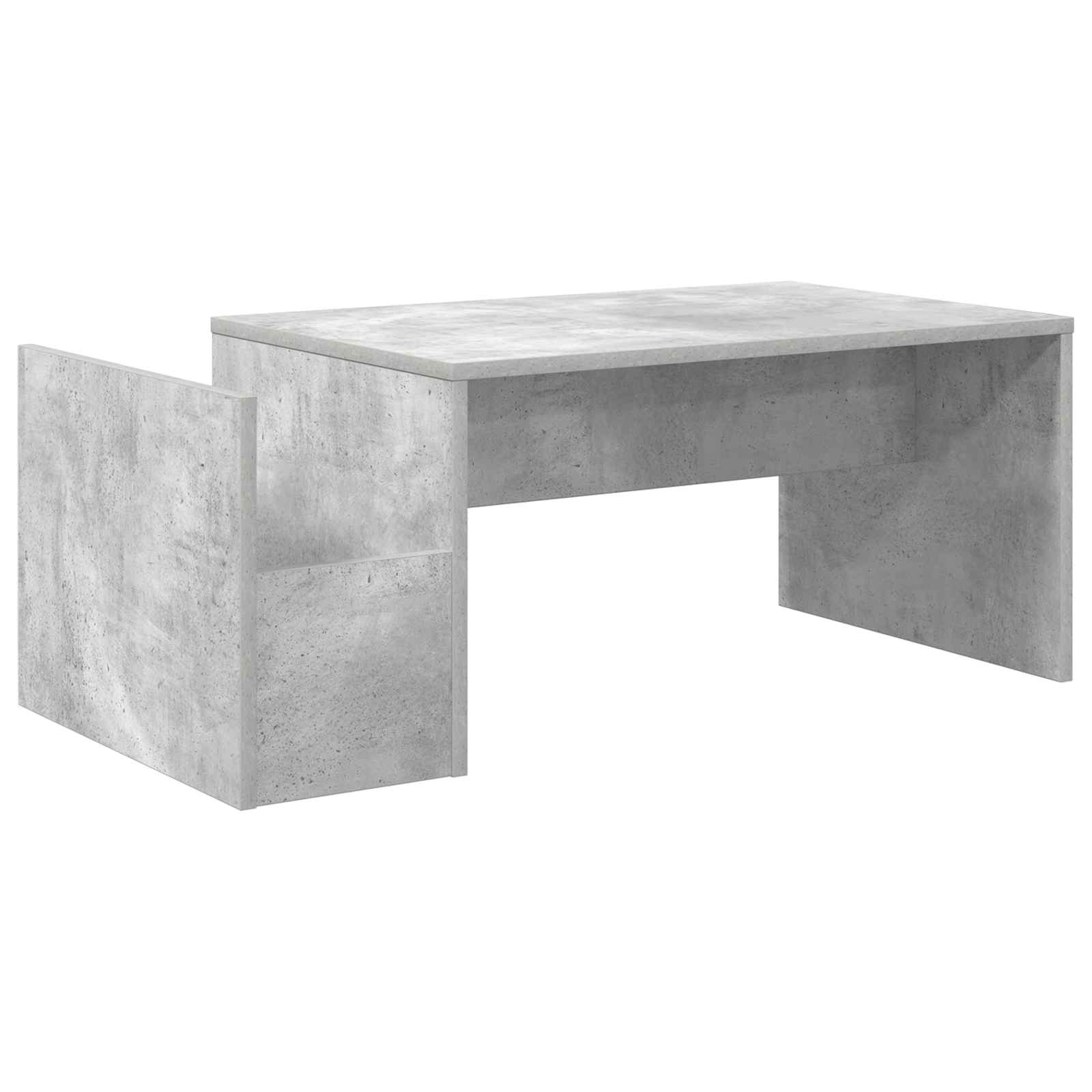 vidaXL Stolik kawowy Betonowy szary 90 x 45 x 35 cm