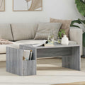 vidaXL Stolik kawowy Szary Sonoma 90 x 45 x 35 cm