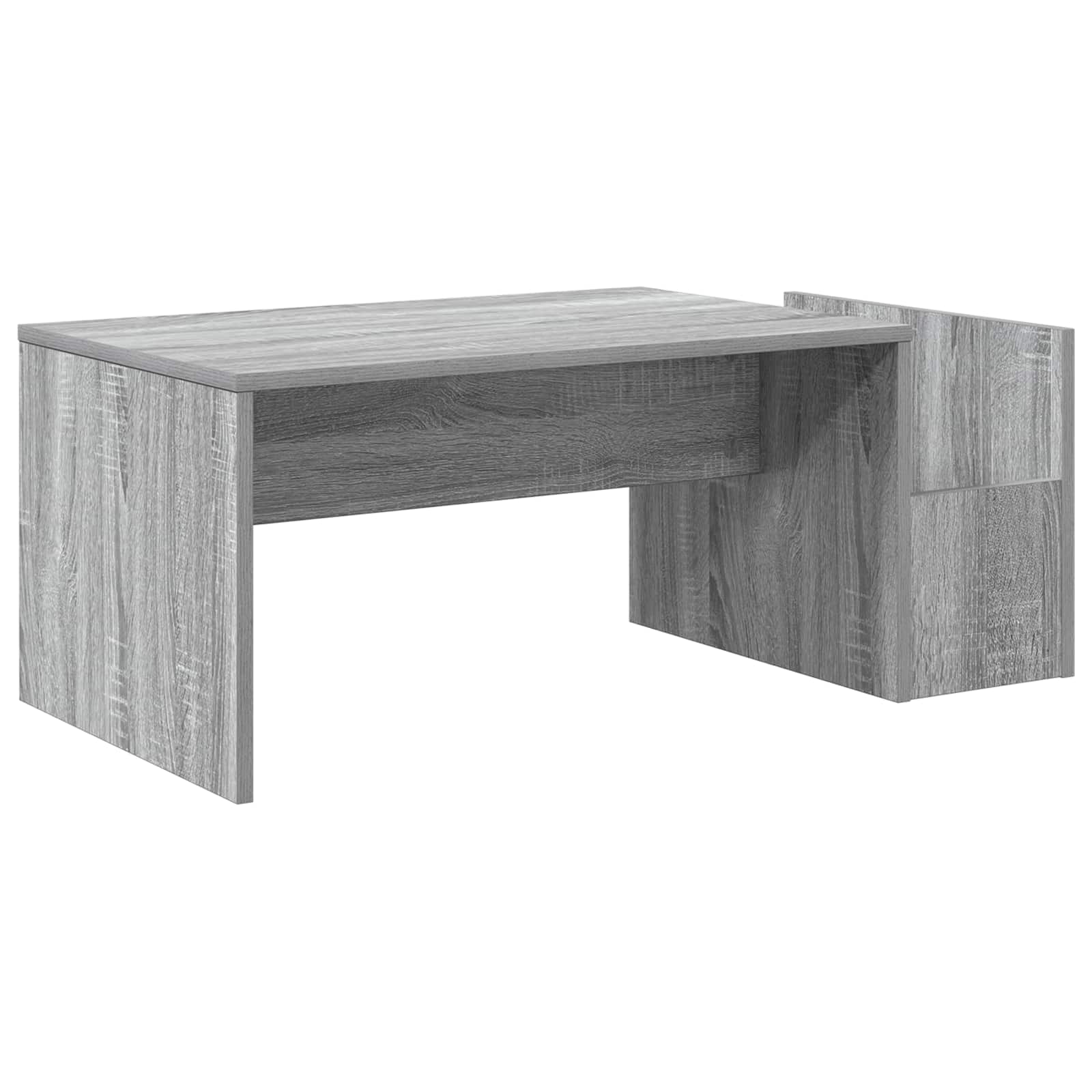 vidaXL Stolik kawowy Szary Sonoma 90 x 45 x 35 cm