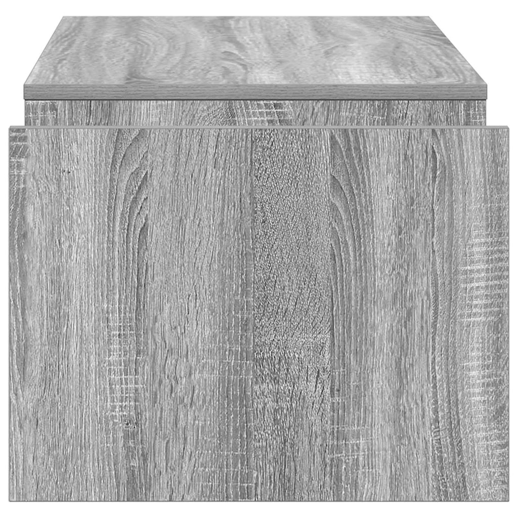 vidaXL Stolik kawowy Szary Sonoma 90 x 45 x 35 cm