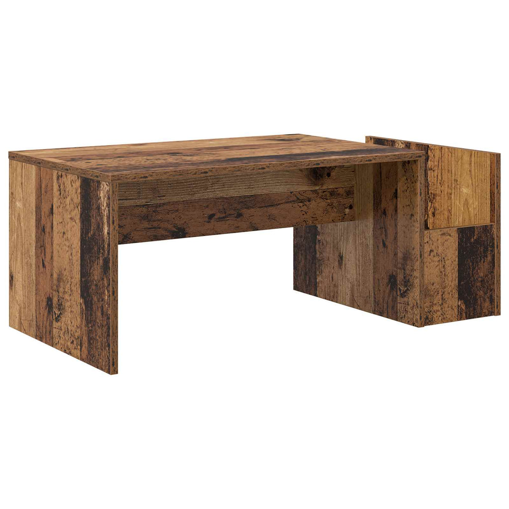 vidaXL Stolik kawowy Stare drewno 90 x 45 x 35 cm