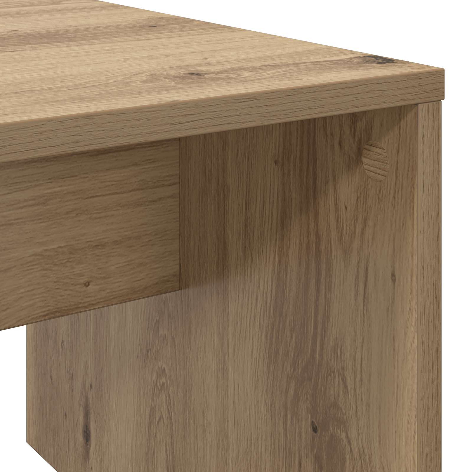 vidaXL Stolik kawowy Dąb rzemieślniczy 90 x 45 x 35 cm