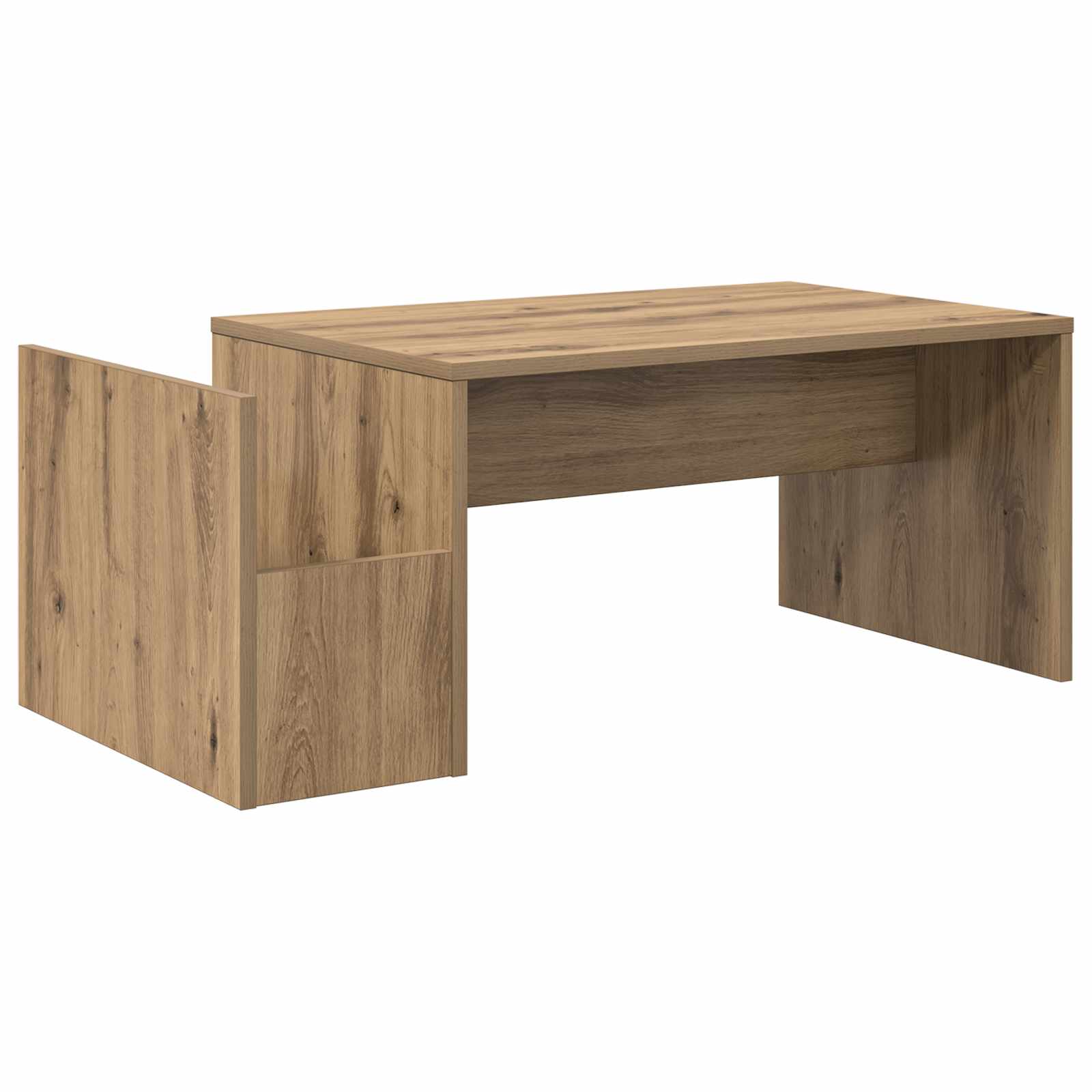 vidaXL Stolik kawowy Dąb rzemieślniczy 90 x 45 x 35 cm