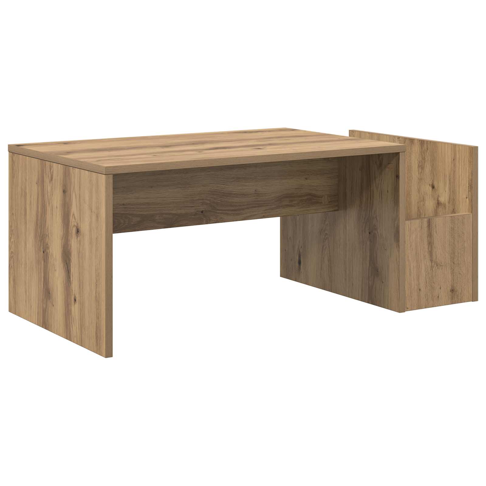 vidaXL Stolik kawowy Dąb rzemieślniczy 90 x 45 x 35 cm