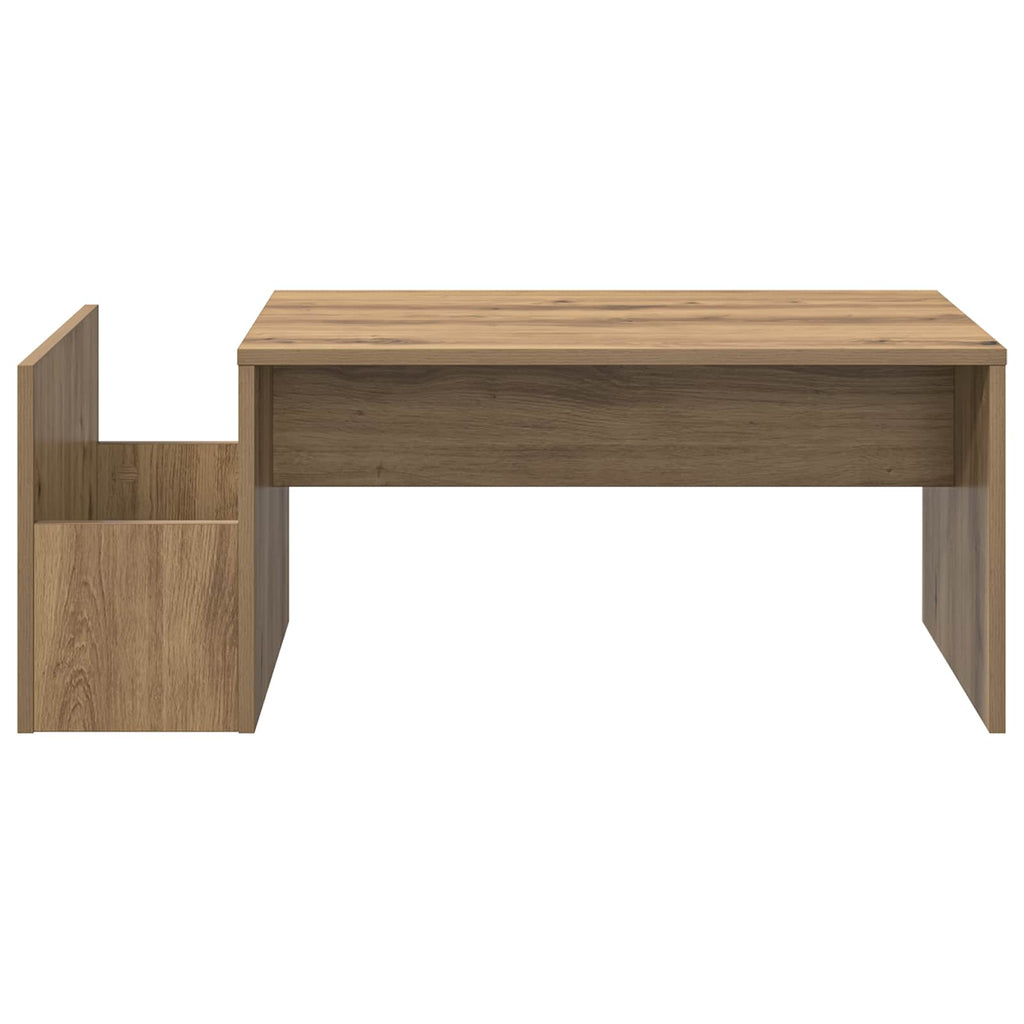 vidaXL Stolik kawowy Dąb rzemieślniczy 90 x 45 x 35 cm